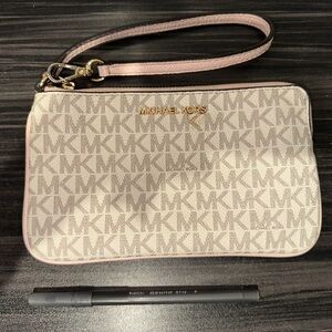 Michael Kors Logo Wristlet